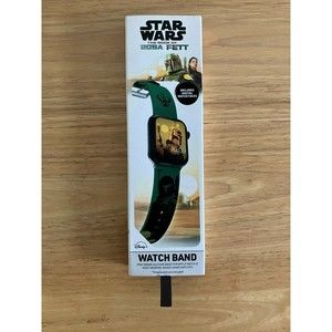 Disney Star Wars Book of Boba Fett Mandalorian Legend Apple Watch Band NEW